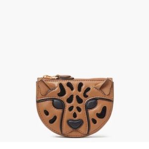 Kate Spade Lucy Leopard 3D coin purse. Brand new , with tags